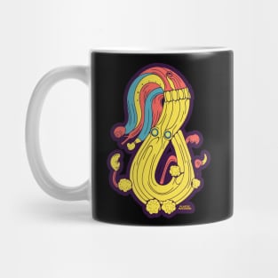 Plastic Macaroni Boho Trippy Hippy Penne Mug